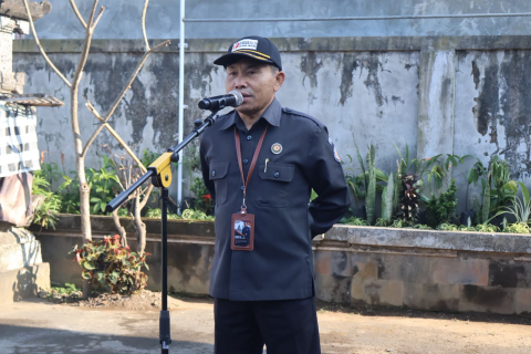 Lewat Apel Pagi, Purna Perkuat Komitmen Disiplin Jajaran Bawaslu Bangli