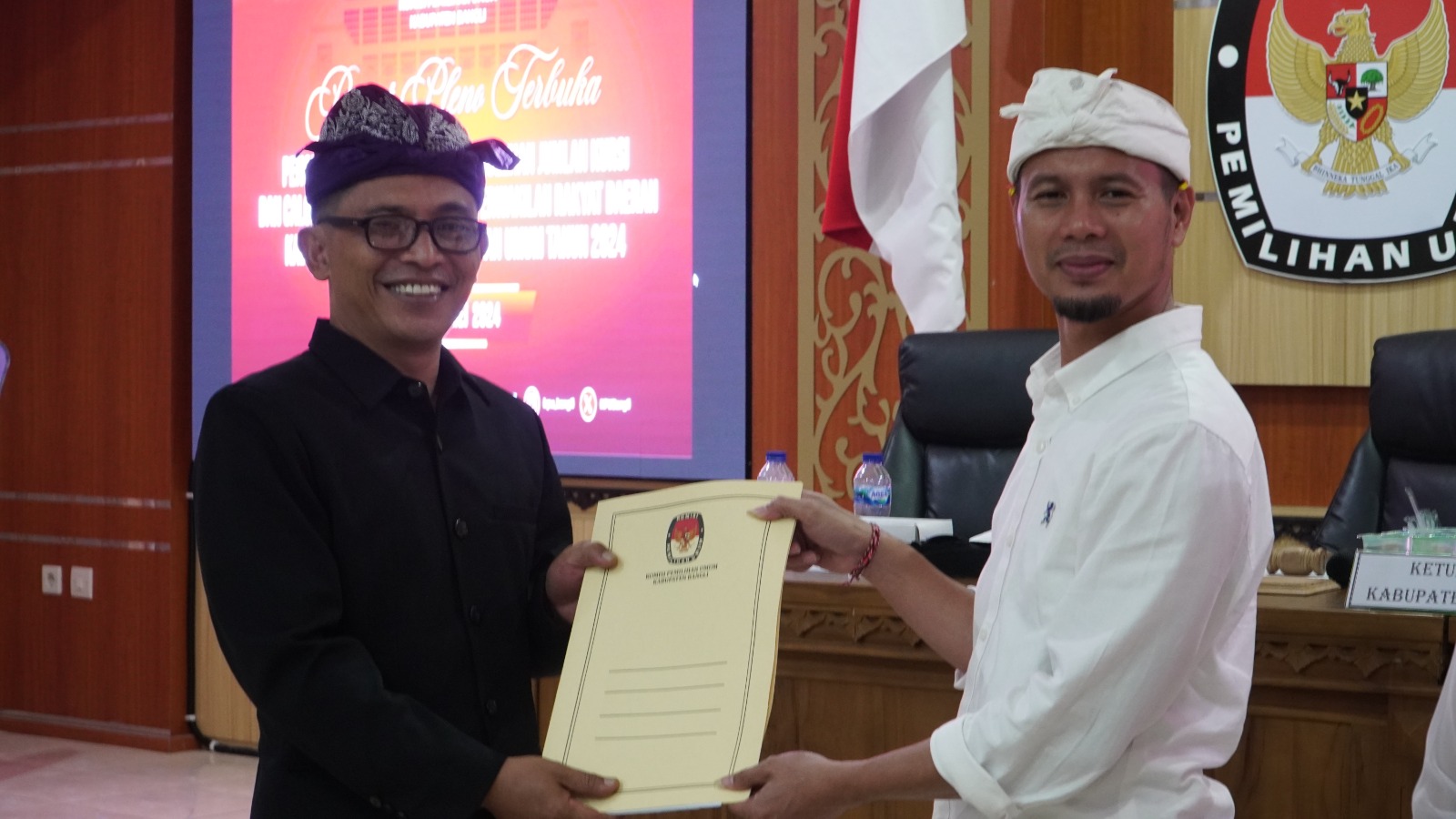 Bawaslu Bangli Awasi Rapat Pleno Terbuka Penghitungan dan Penetapan Perolehan Jumlah Kursi dan Calon Terpilih Anggota DPRD Kabupaten Bangli dalam Pemilu Tahun 2024