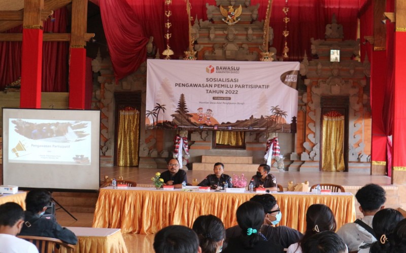 Bawaslu Bangli Ajak Truna-Truni Ikut Aktif Awasi Pemilu 2024