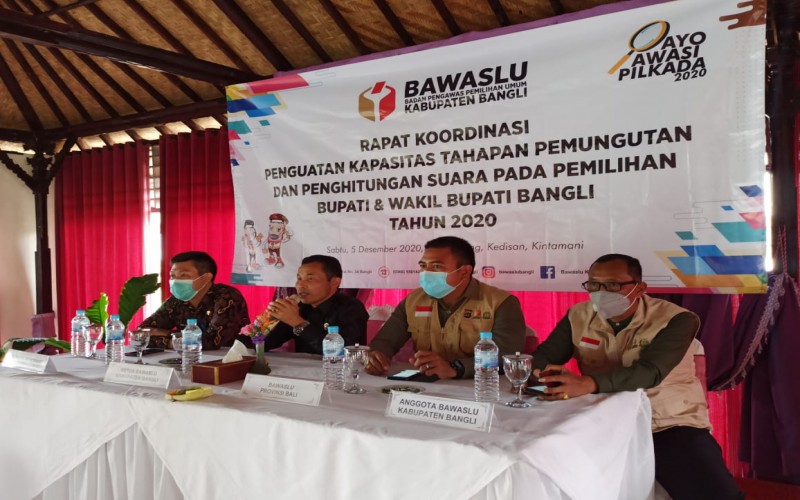 BAWASLU BANGLI AKAN PATROLI POLITIK UANG SAAT MASA TENANG 