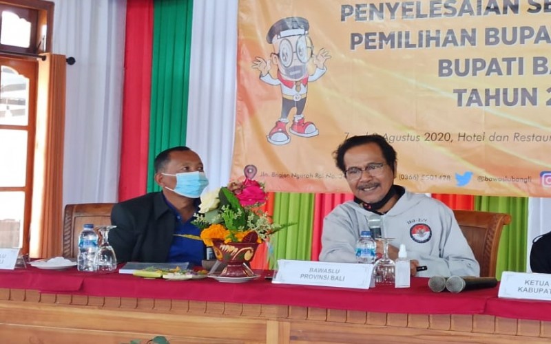 BAWASLU BANGLI GELAR BIMTEK PENYELESAIAN SENGKETA KEPADA PANWASLU KECAMATAN