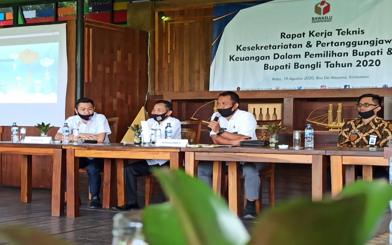 BAWASLU BANGLI GELAR RAPAT KERJA TEKNIS PERTANGGUNGJAWABAN KEUANGAN 