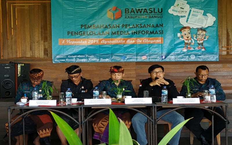 Bawaslu Kabupaten Bangli Tidak Pernah Lepas Dari Peran Media