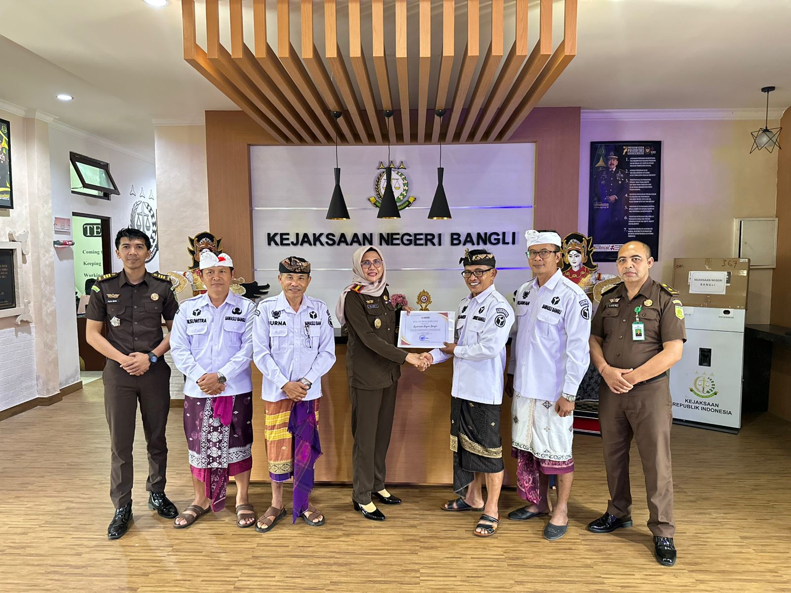 Bawaslu Bangli Gelar Audiensi Bersama Kejari Bangli, Apresiasi Sinergi Selama Pilkada Serentak 2024