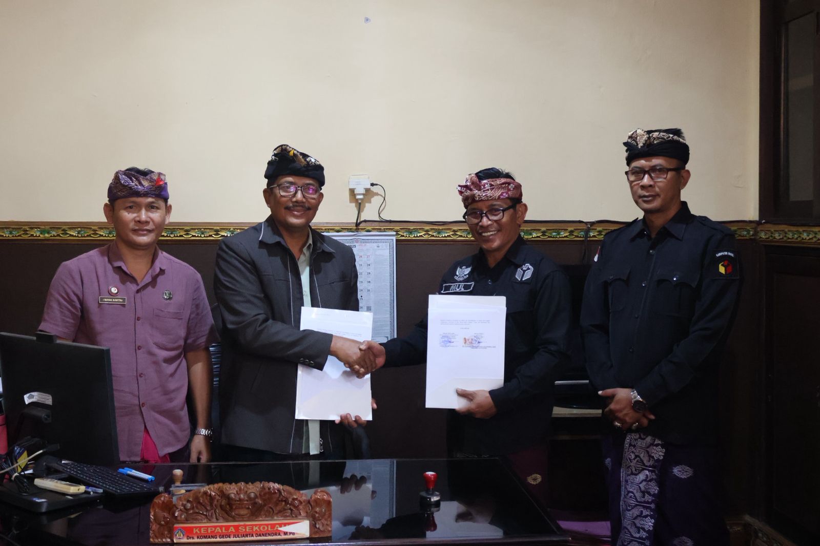 Perkuat Pengawasan Partisipatif Sejak Dini, Bawaslu Bangli Gandeng SMA Negeri 1 Bangli