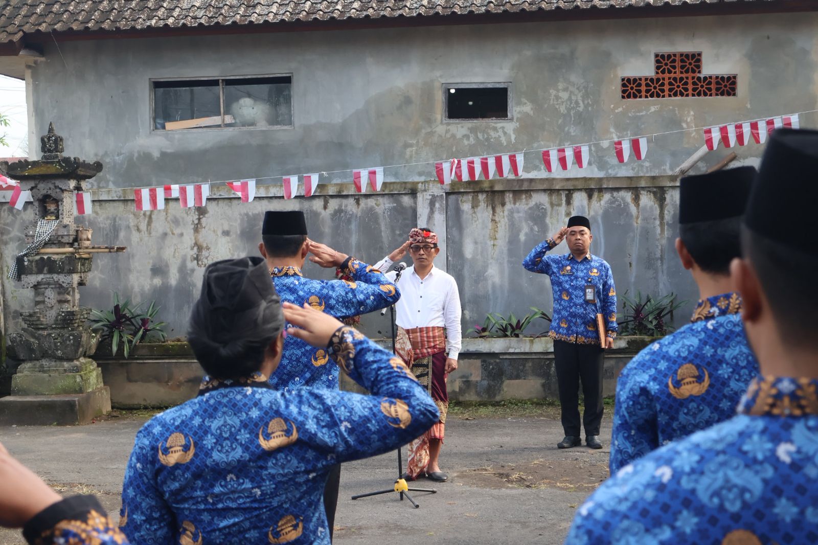 Teguhkan Nasionalisme, Bawaslu Bangli Gelar Upacara HUT ke-80 Kemerdekaan RI