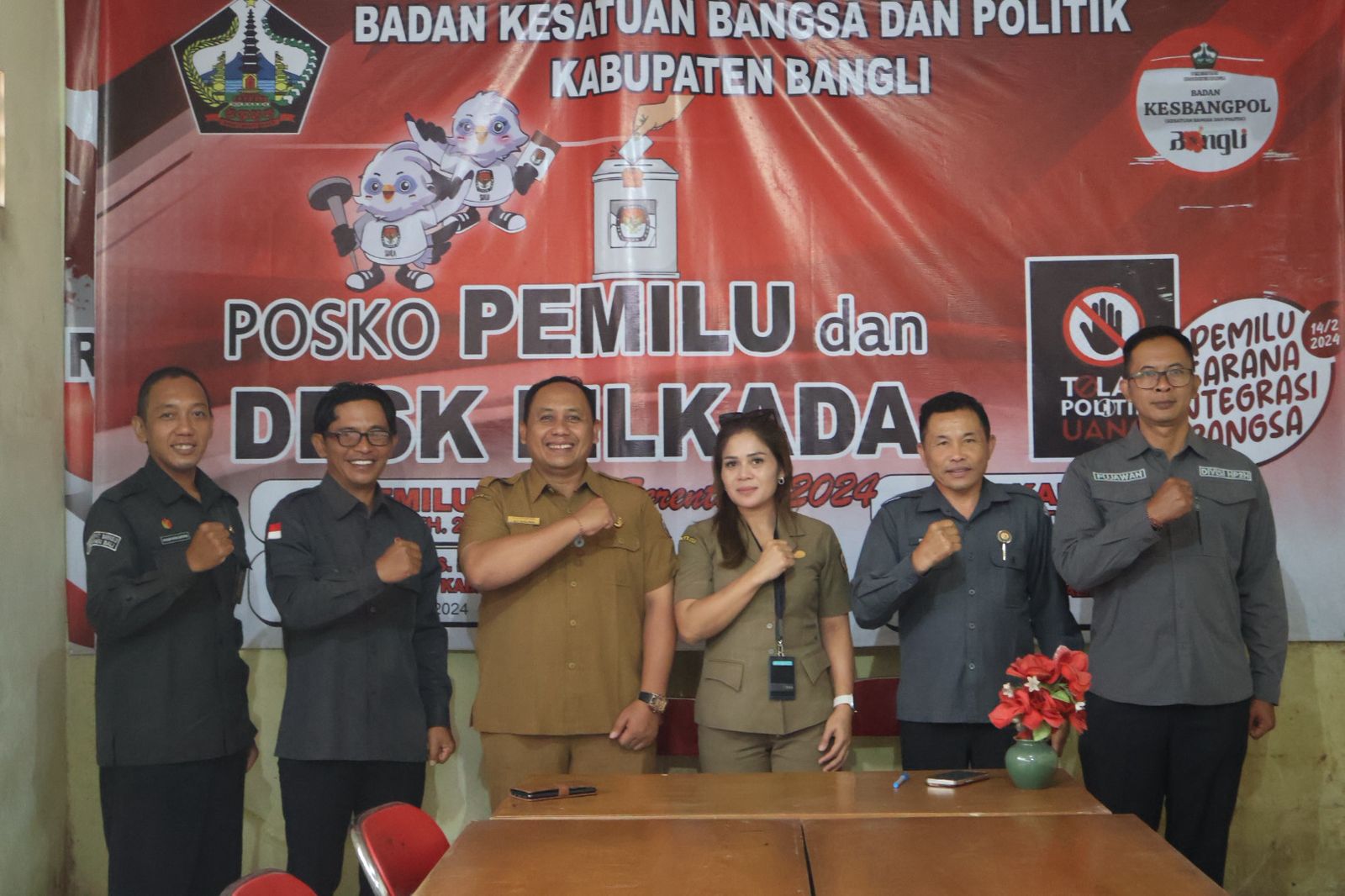 Perkuat Konsolidasi Demokrasi di Masa Non Tahapan, Bawaslu Bangli Audiensi ke Kesbangpol