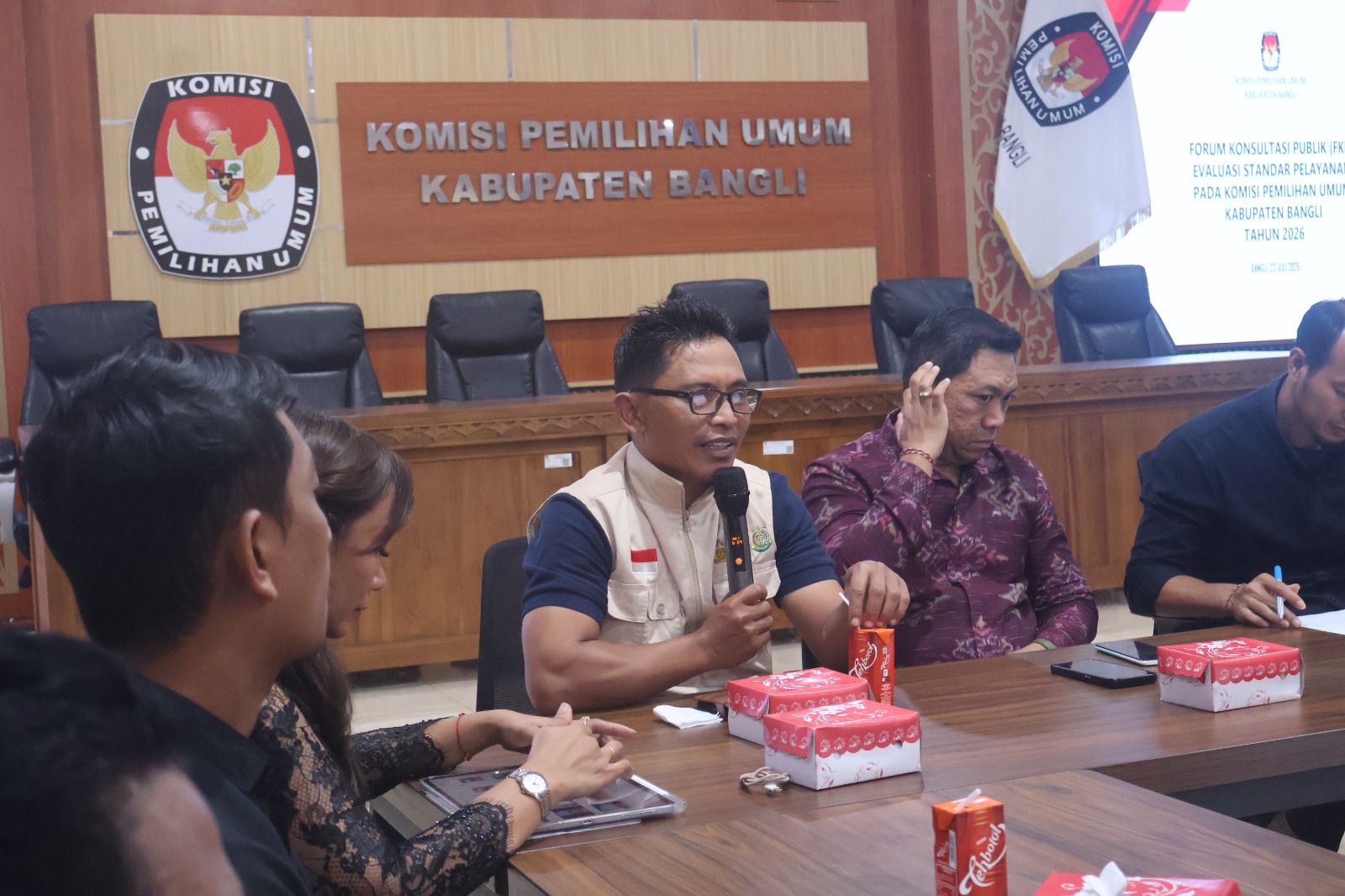 Di Forum KPU Bangli, Muliarta Tekankan Perlindungan Hak Pilih Masyarakat