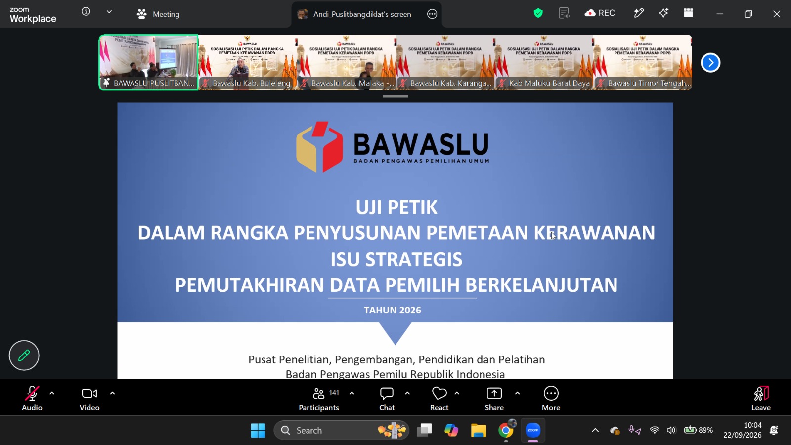 Bawaslu Bangli Perkuat Pemahaman Uji Petik dan Pemetaan Kerawanan DPB