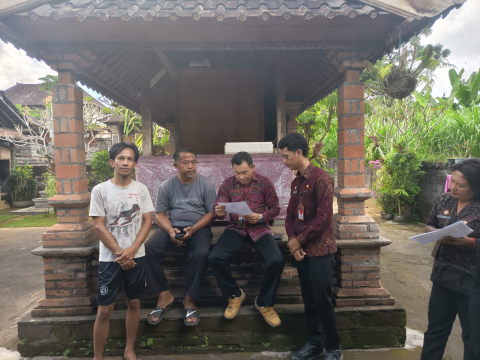 Bawaslu Bangli Kembali Temukan Pemilih Tidak Valid Saat Uji Petik di Desa Kayubihi