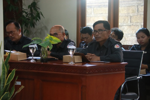 Perkuat Pengelolaan Keuangan, Bawaslu Bangli Hadiri Evaluasi Penyerapan Anggaran 2026