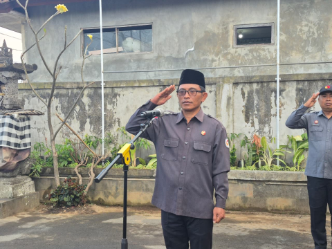 Apel Pagi, Muliarta Tekankan Kesiapan Jajaran Bawaslu Bangli Dampingi Pemilos