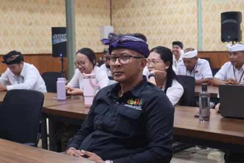 Tingkatkan Kualitas JDIH, Bawaslu Bangli Hadiri Rakor Pengembangan Konten KPU