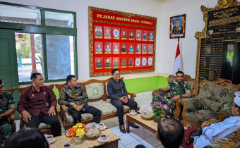 Bawaslu Kabupaten Bangli Lakukan Audensi ke Kodim 1626 Bangli 