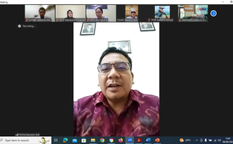 Bawaslu Bangli ikuti Sosialisasi Self Assesment Questionnaire (SAQ) Monev Keterbukaan Informasi Publik