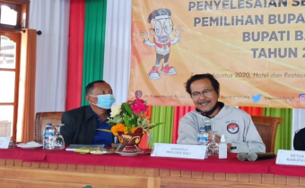 BAWASLU BANGLI GELAR BIMTEK PENYELESAIAN SENGKETA KEPADA PANWASLU KECAMATAN