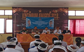 PELANTIKAN PANWASLU KELURAHAN/DESA, KETUA BAWASLU BANGLI : BAHAYA CORONA JANGAN SAMPAI MEMBUAT KITA LEHA-LEHA DALAM MENJALANKAN TUGAS 