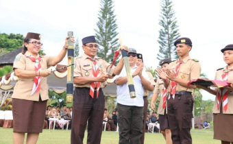 TINGKATKAN PENGAWASAN PARTISIPASIF, BAWASLU BALI GANDENG PRAMUKA ADAKAN PERKEMAHAN BAKTI PEMILU/PEMILIHAN