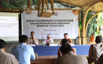 Rapat Bersama Stakeholder, Pujawan Sampaikan 291 TPS Berpotensi Rawan pada Pilkada Bangli 2024