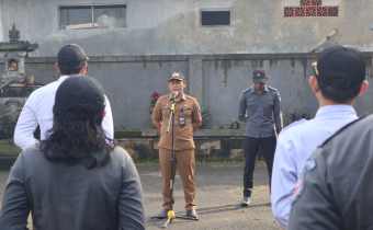 Bawaslu Bangli Gelar Apel Pagi, Suwitra : Jaga Disiplin dan Integritas