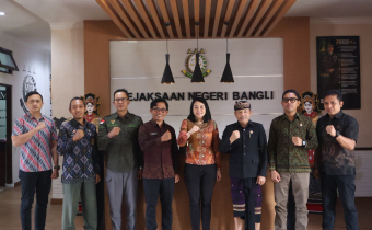 Perkuat Sinergi Penegakan Hukum, Bawaslu Bangli Audiensi dengan Kepala Kejaksaan Negeri Bangli