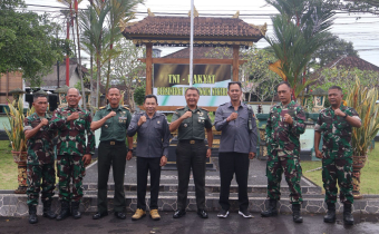 Bangun Komunikasi Strategis, Bawaslu Kabupaten Bangli dan Kodim 1626/Bangli Pererat Kolaborasi Kelembagaan