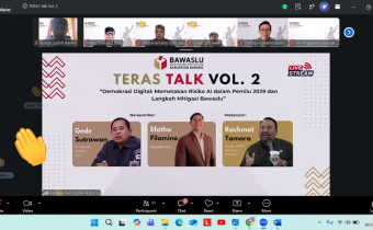 Bawaslu Bangli Ikuti TERAS Talk Bahas Tantangan AI dalam Pengawasan Pemilu 2029
